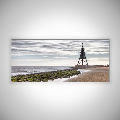 CuxPrint - Motiv: Kugelbake Panorama | 3mm Alu-Dibond-Platte Galerie Print