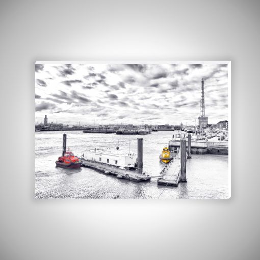 CuxPrint - Motiv: Schlepper Cuxhaven | Hartschaumplatte 10mm Galerie Print