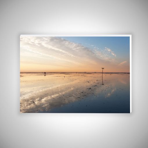 CuxPrint - Motiv: Wattenmeer bei Ebbe | Hartschaumplatte 10mm Galerieprint