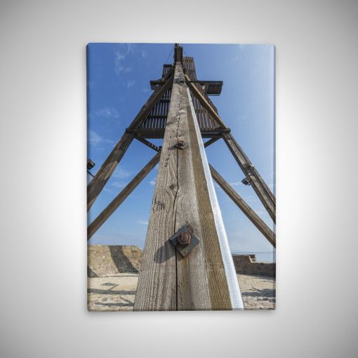CuxPrint - Motiv: Der Kugelbake ganz nah | Leinwand Galerie Print