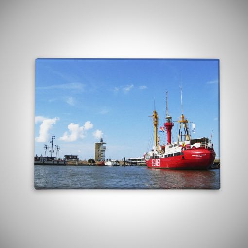 CuxPrint - Motiv: Feuerschiff Elbe1 | Leinwand Galerieprint