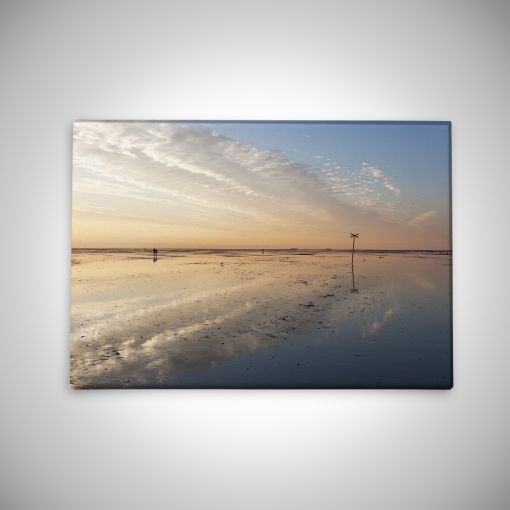 CuxPrint - Motiv: Wattenmeer bei Ebbe | Leinwand Galerieprint