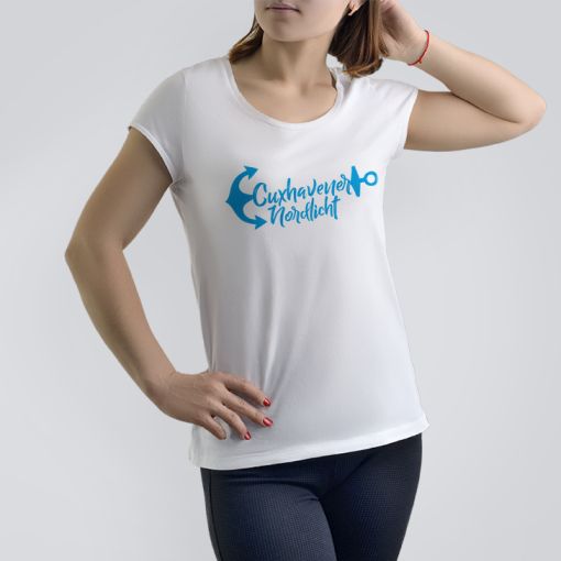CuxShirt - Motiv: Cuxhavener Nordlicht | Damen T-Shirt