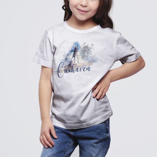 CuxShirt - Motiv: Kugelbake Aquarell | Kids T-Shirt Mädchen