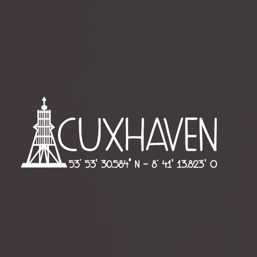Cuxhaven Wandtattoos mit Kugelbake oder Skyline Jetzt bestellen