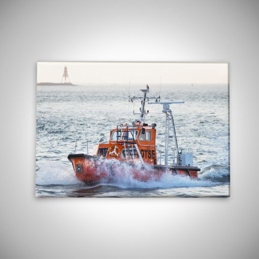 CuxPrint - Motiv: Lotsenschiff Kugelbake | Leinwand Galerie Print