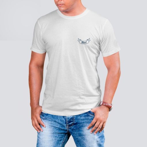 Ahoi | Herren T-Shirt-weiß-S