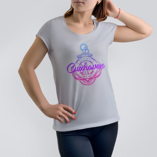 CuxShirt - Motiv: Anker-Cuxhaven | Damen T-Shirt