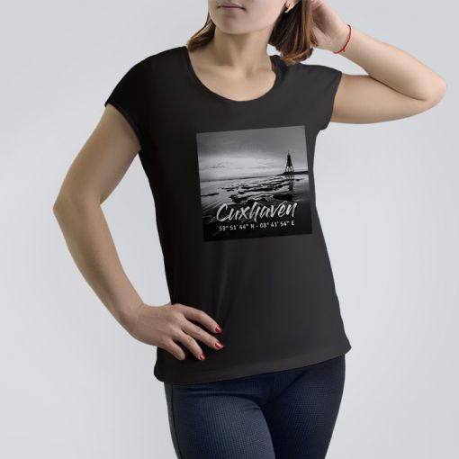 CuxShirt - Motiv: Cuxhavener Wattbild | Damen T-Shirt