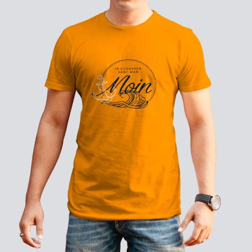 Moin Cuxhaven | Herren T-Shirt-orange-M