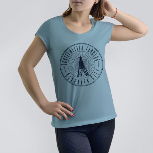 CuxShirt - Motiv: Schietwetter Fanclub Cuxhaven | Damen T-Shirt
