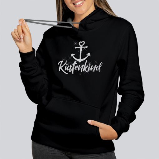 CuxHoodie - Motiv: Anker Küstenkind | Damen Hoodie