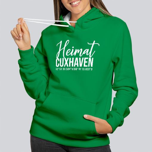 CuxHoodie - Motiv: Heimat Cuxhaven | Damen Hoodie