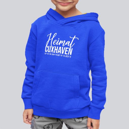 CuxHoodie - Motiv: Heimat Cuxhaven | Jungen Hoodie