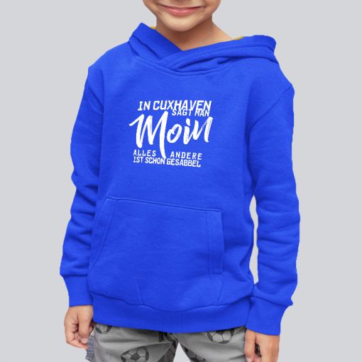 CuxHoodie - Motiv: In Cuxhaven sagt man | Jungen Hoodie