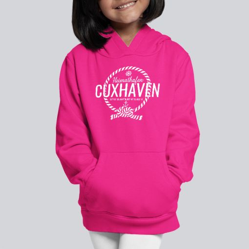 CuxHoodie - Motiv: Heimathafen Cuxhaven | Mädchen Hoodie