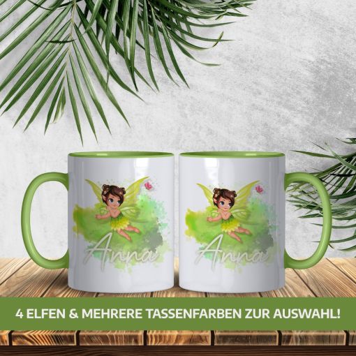 Motivtasse | Elfe Aquarell | Fototasse