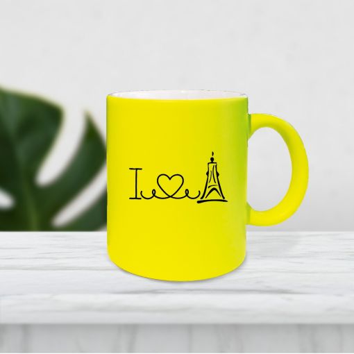 Tasse - Motiv: I Love Kugelbake | Neontassen