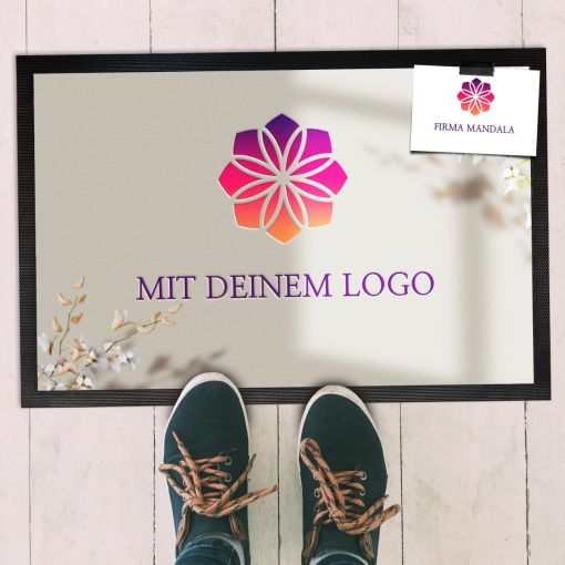 Fußmatte mit Deinem Logo | Foto | Motiv
