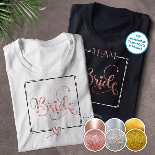 Motiv: Bride im Rahmen | JGA T-Shirts