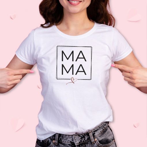 Motiv: MAMA mit Herz | T-Shirt