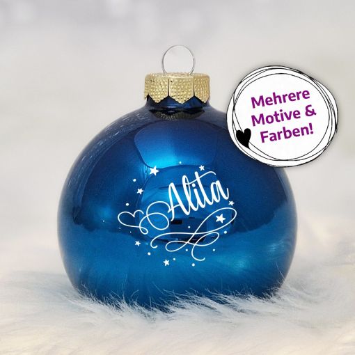 UV-Druck | Weihnachtskugeln "Namen" | Christbaumkugel