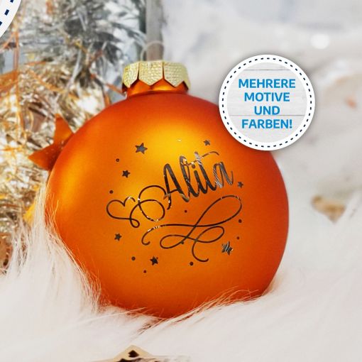 Laser | Weihnachtskugel "Namen" | Christbaumkugel