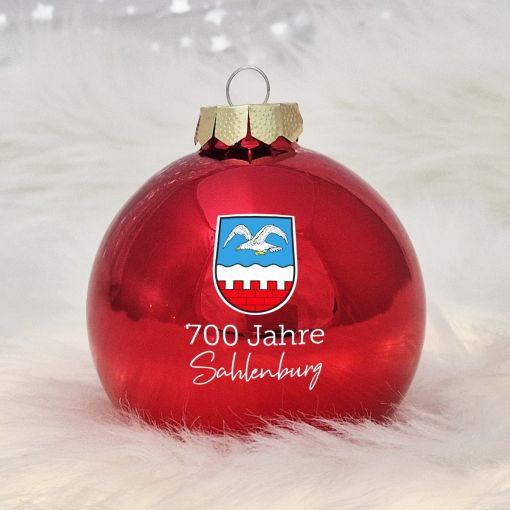 UV-Druck | Sahlenburger Wappen | Christbaumkugel