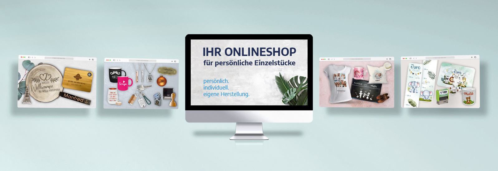 Ihr Onlineshop für personalisierte Produkte & Geschenkideen